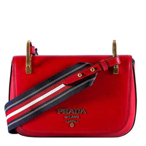 prada shoes strap|Prada bag with colorful strap.